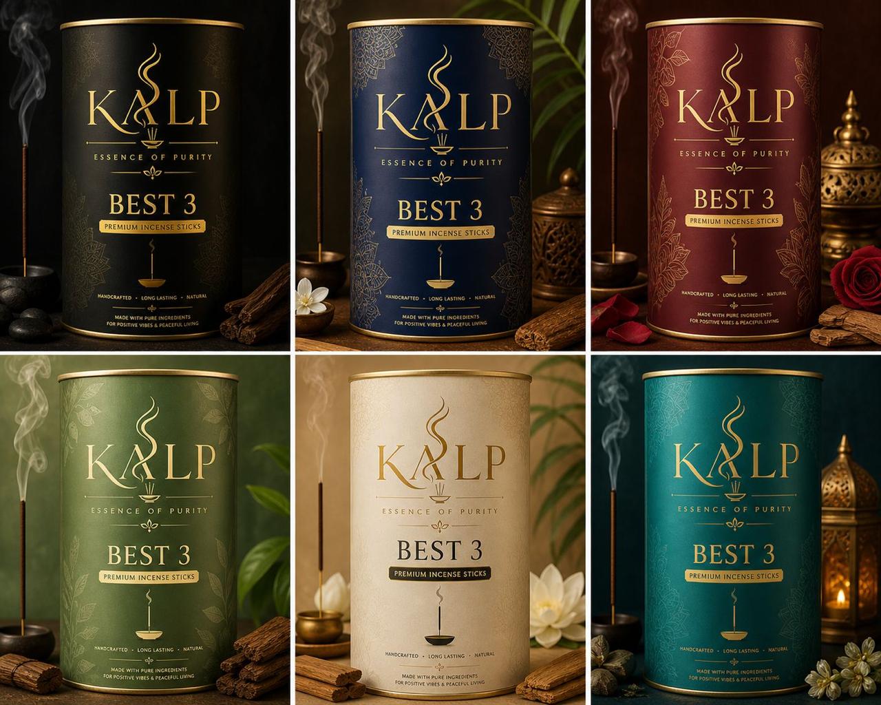 KALP Best 3 gift sets in six colourways